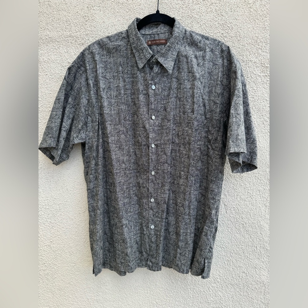 Tori Richard Men’s Large Hawaiian Short Sleeve Button Down